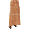 New Fashion Copper Silk-blend Skirt DEM/DOM Manufacture Wholesale Fashion Women Apparel (TA5159S)